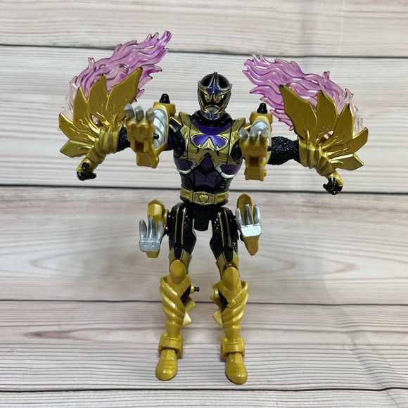 VTG Bandai 2 Action Figures 1994 Goldar & 2005 Mystic Force Black Power Rangers - Picture 4 of 16